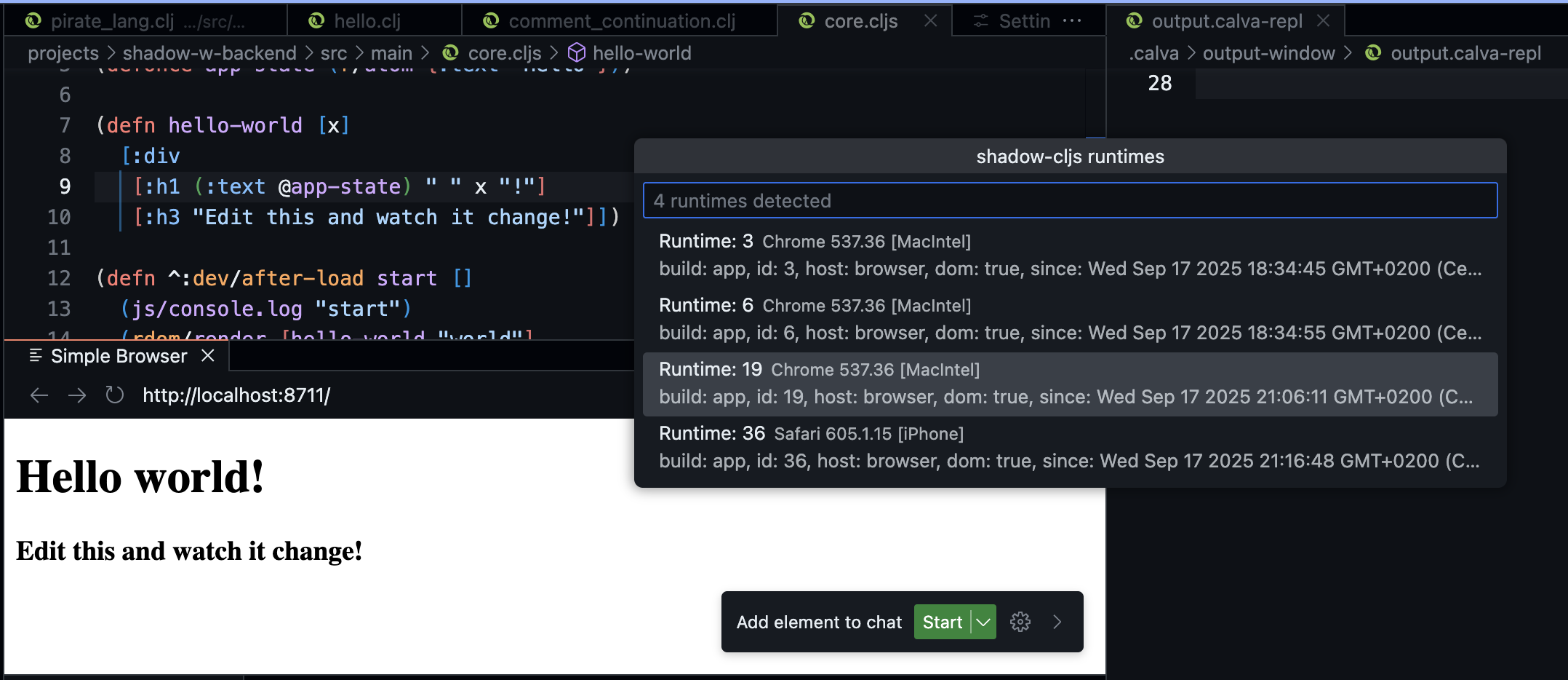 shadow-cljs-runtimes-menu